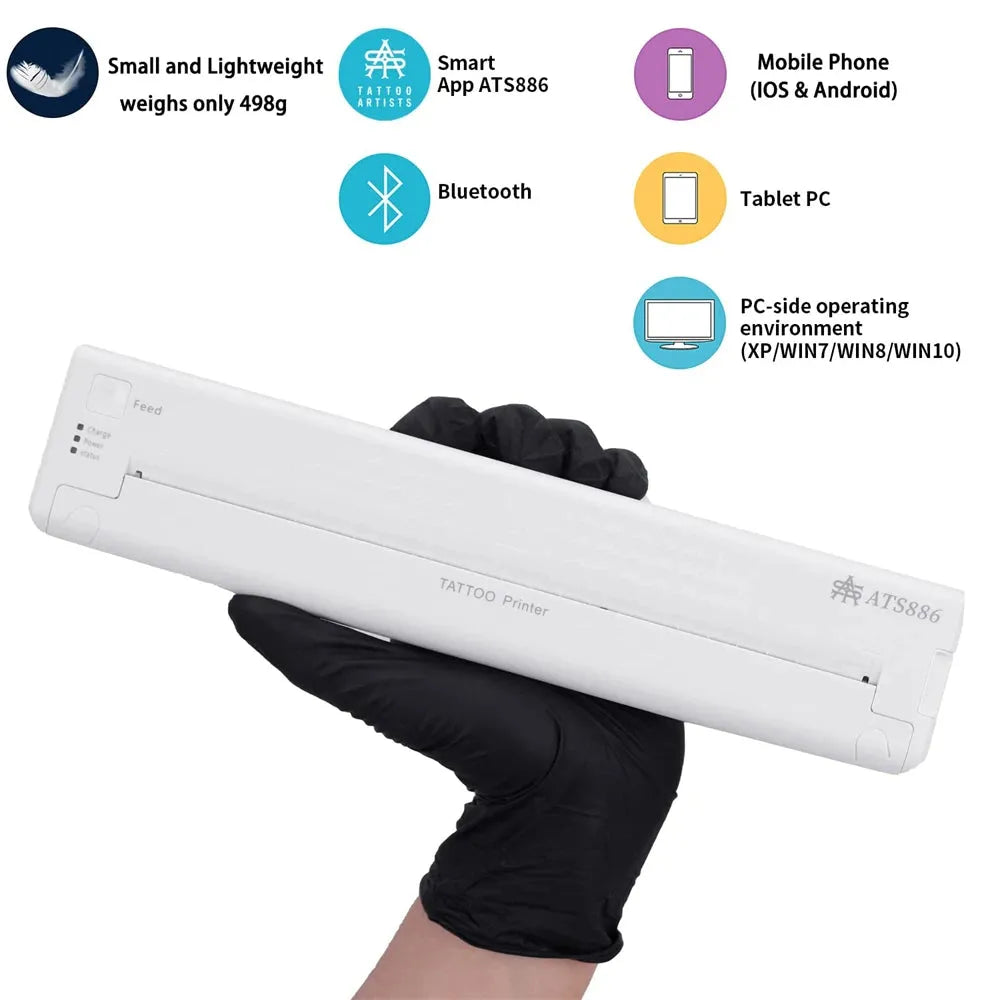 Wireless Tattoo Stencil Printer - SmartPursue™