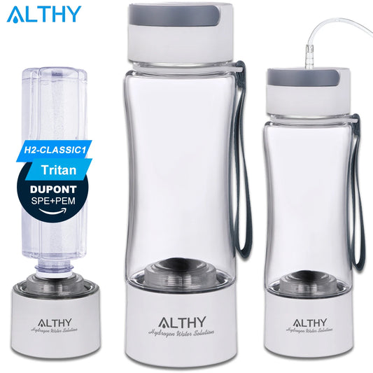 ALTHY Hydrogen Rich Water Generator Bottle Cup - PEM Dual Chamber Maker lonizer - H2 Inhalation device Diversi Shop™