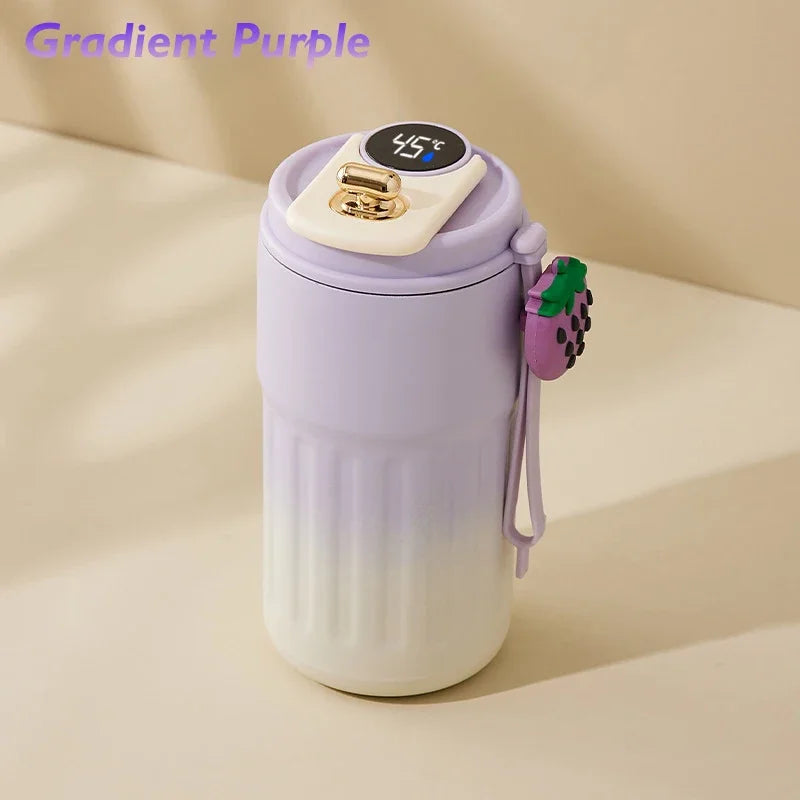 🌡️ Smart LED Thermos Bottle – Stainless Steel Travel Flask - SmartPursue™