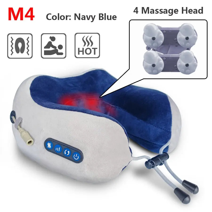 Smart neck massager with heat Compress