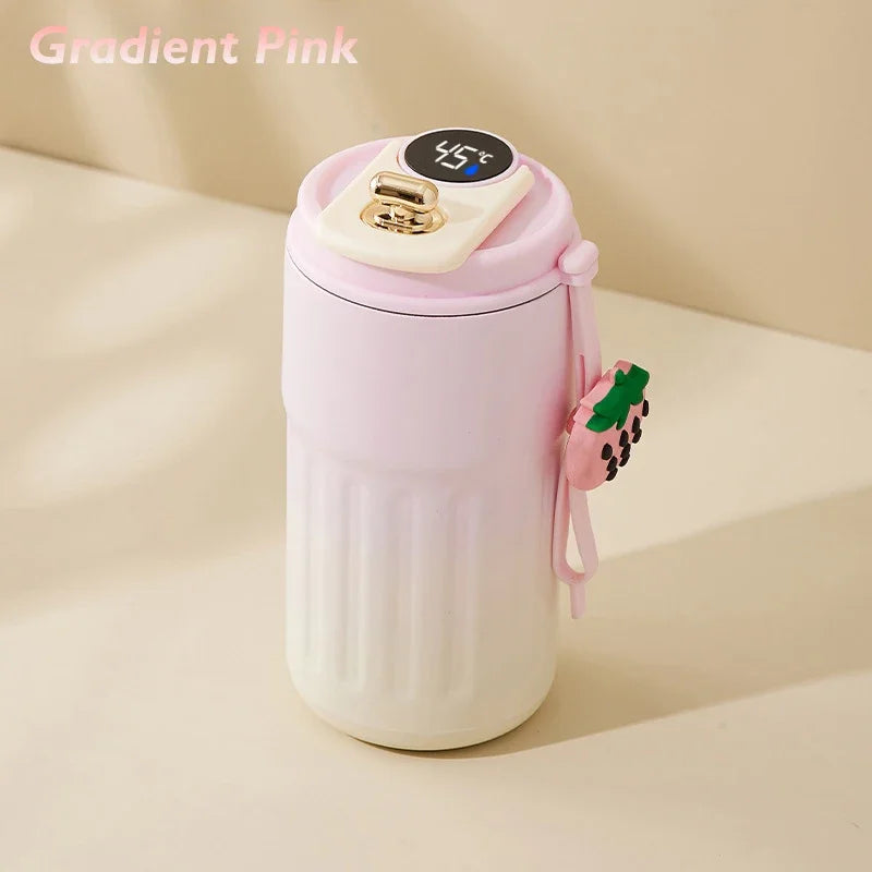 🌡️ Smart LED Thermos Bottle – Stainless Steel Travel Flask - SmartPursue™