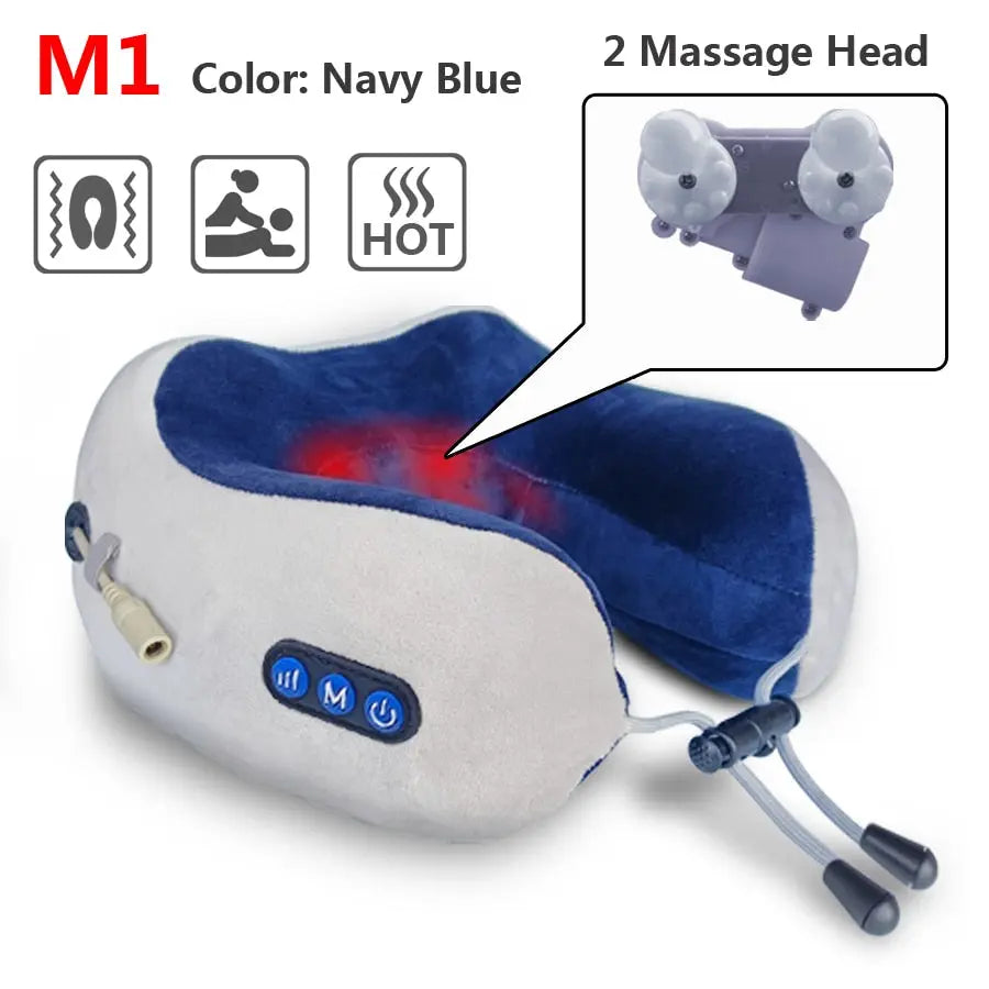 Smart neck massager with heat Compress