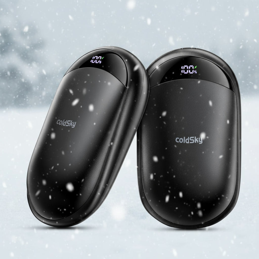 Hand Warmers Rechargeable 2 Pack Magnetic 3 Settings Fast Heating Electric Portable Pocket Heater for Women Men Outdoor Camping SmartPursue™