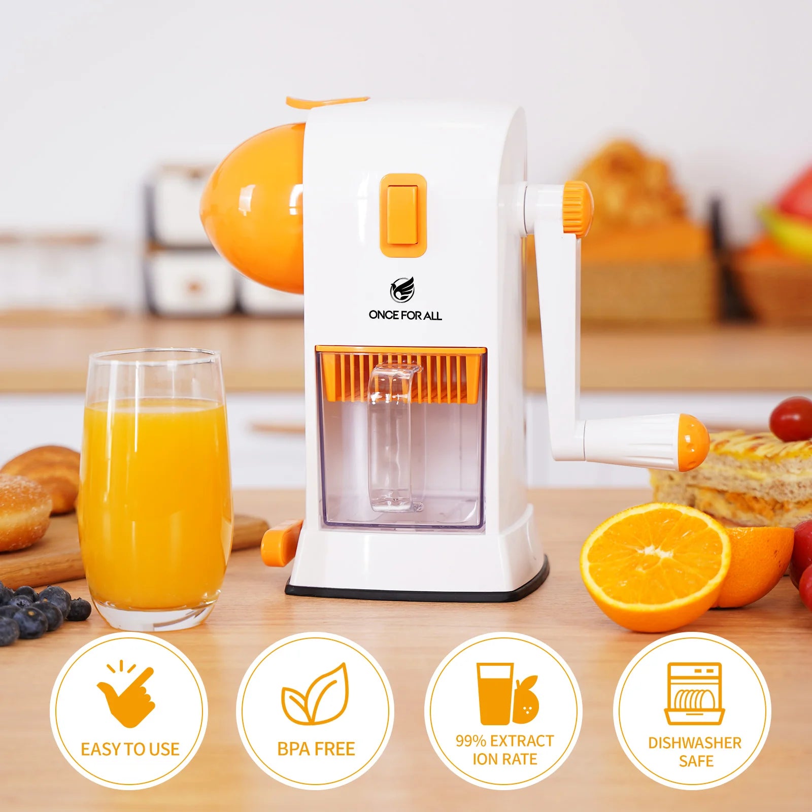 Manual Orange Juicer – Kitchen Helper Citrus Press - SmartPursue™