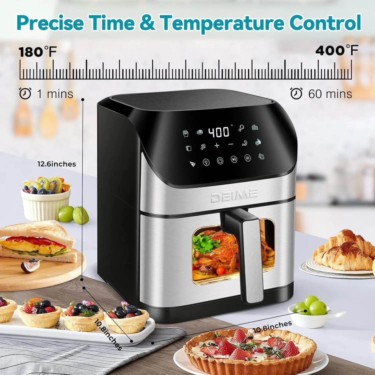 6.2QT Large Capacity Air Fryer - SmartPursue™