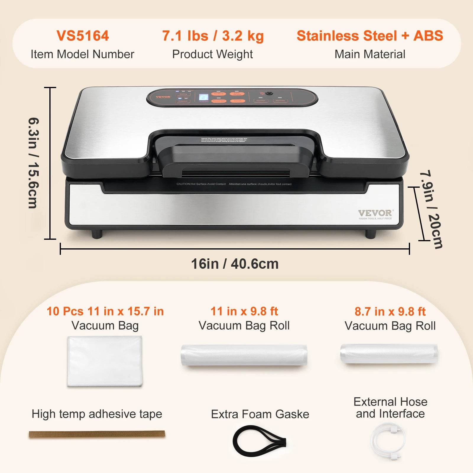 Commercial Vacuum Sealer Machine - SmartPursue™