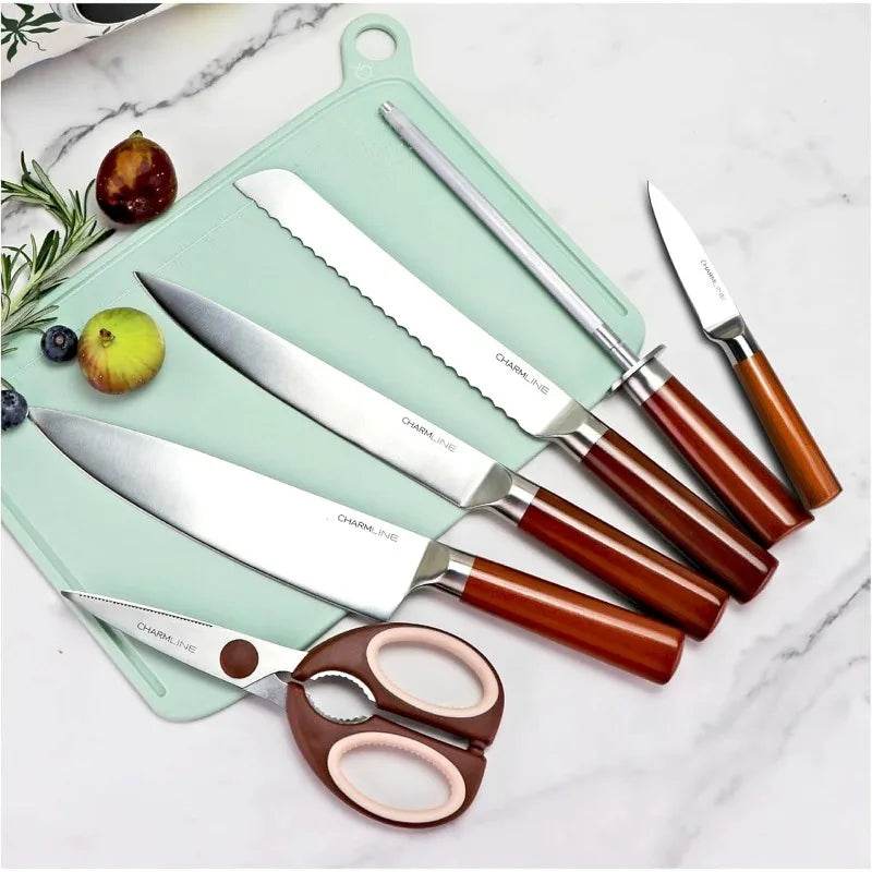 Smart Cutting Board Set with Knife Holder - SmartPursue™