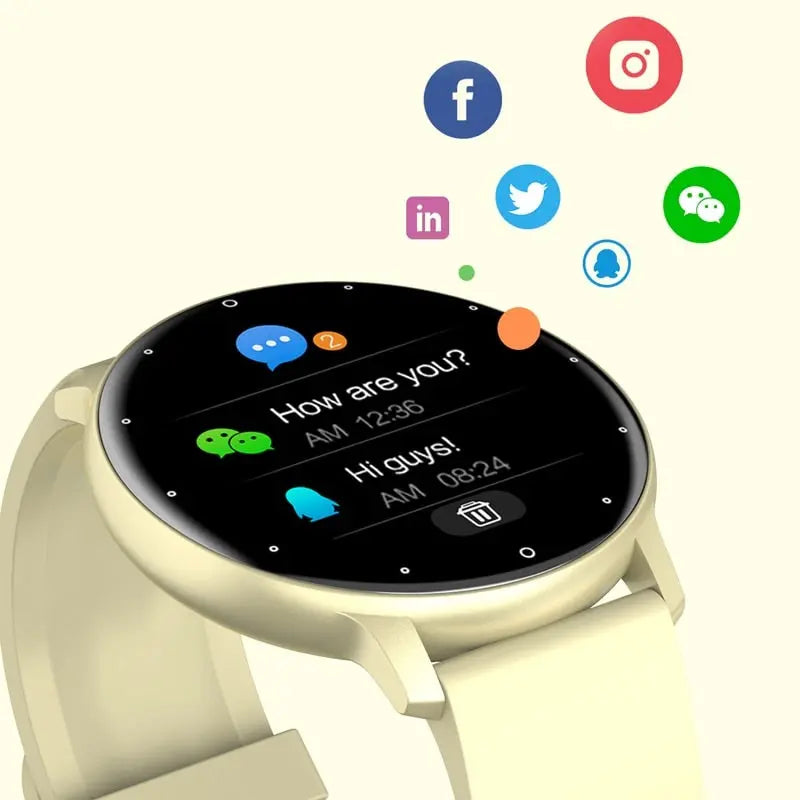 Waterproof sport watch Android IOS for Men & Women Full Touch Screen Smartwatch