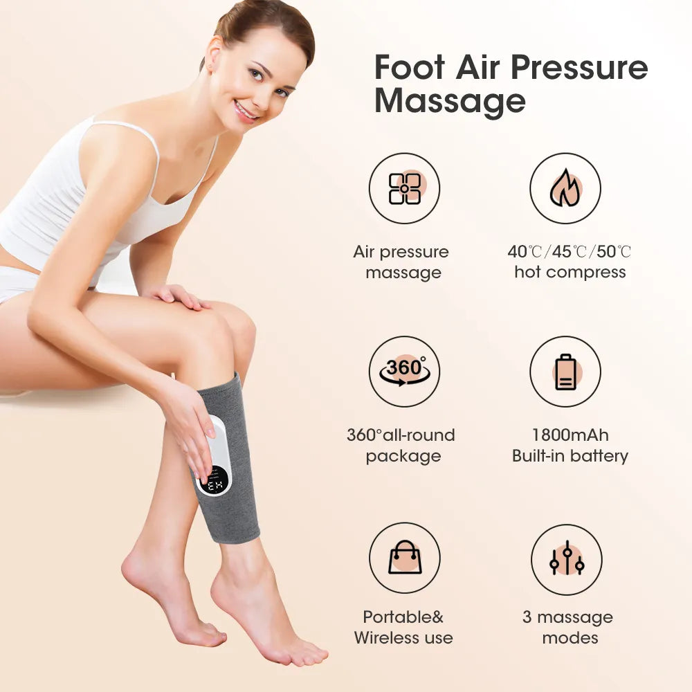 Air Pressure Calf Massager for Leg Muscular Leg Massager with Heat Diversi Shop™