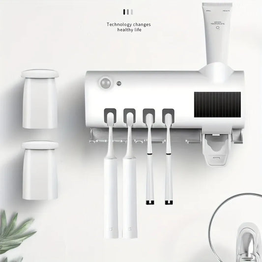 Multifunctional Induction Toothbrush Holder Automatic Toothpaste Squeezing Toothbrush Storage Box Diversi Shop™