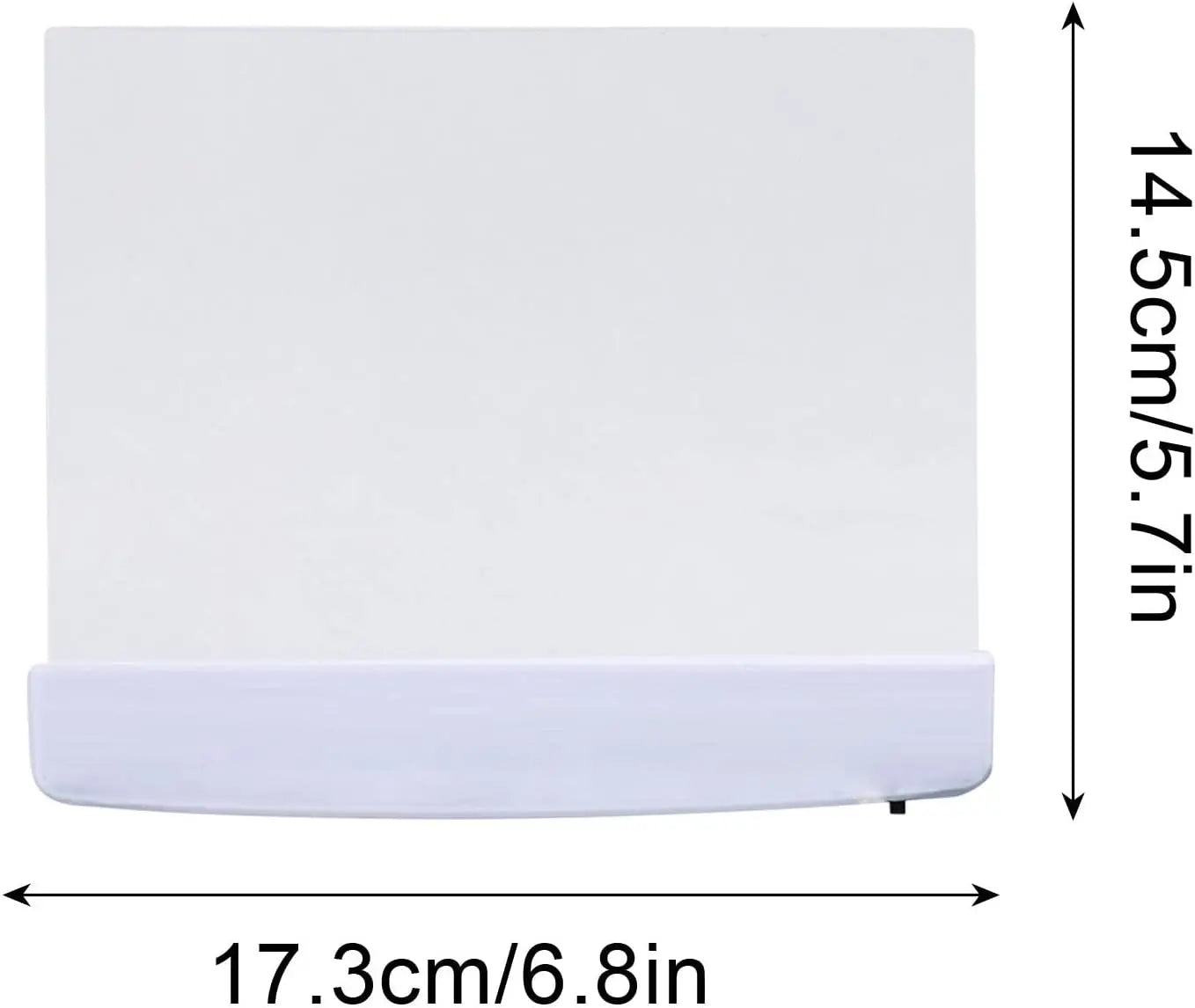 LED Book Light Eye Caring Flat Plate Panel Bookmark Light Portable Study Tools Night Vision Reading Lighting For Car Travel Bed SmartPursue™