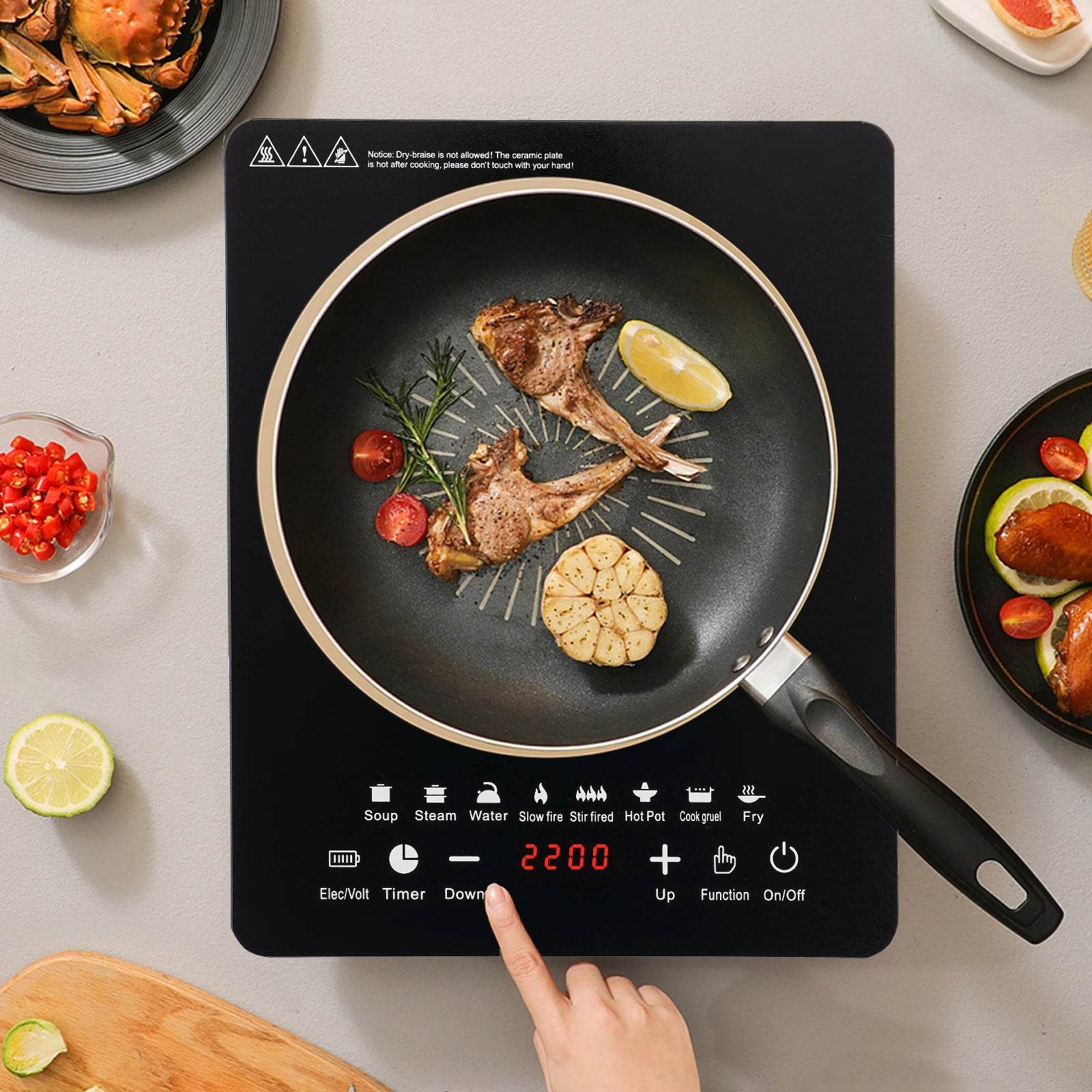 Portable Kitchen Countertop Induction Cooktop Burner - SmartPursue™