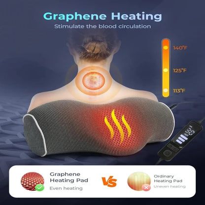 Electric Massager Pillow Heating Vibration Pain Relief Massage Diversi Fusion™