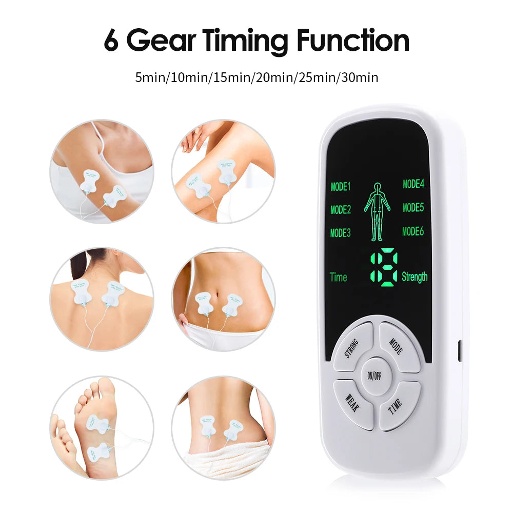 6 Modes TENS Electric Massager Muscle Relax Device - SmartPursue™