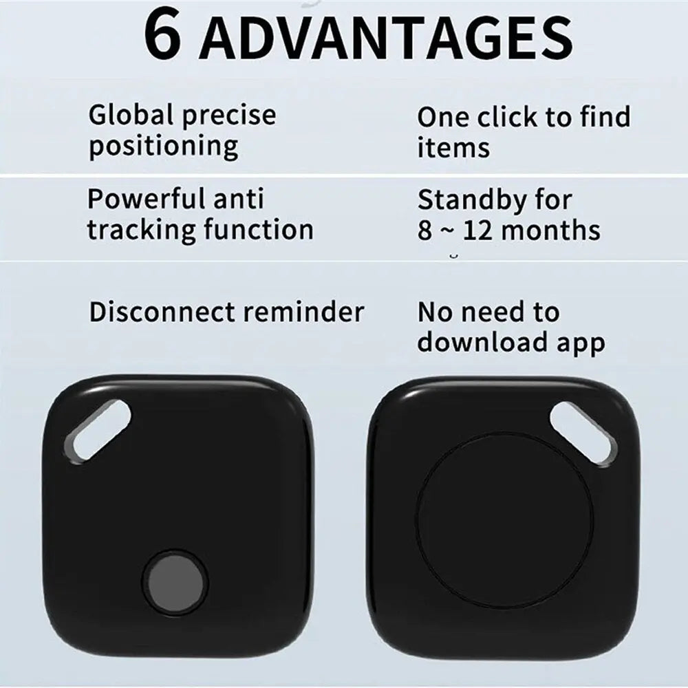 Mini GPS Tracker Key Finder: Wireless Bluetooth Smart Tag for iPhone and iPad