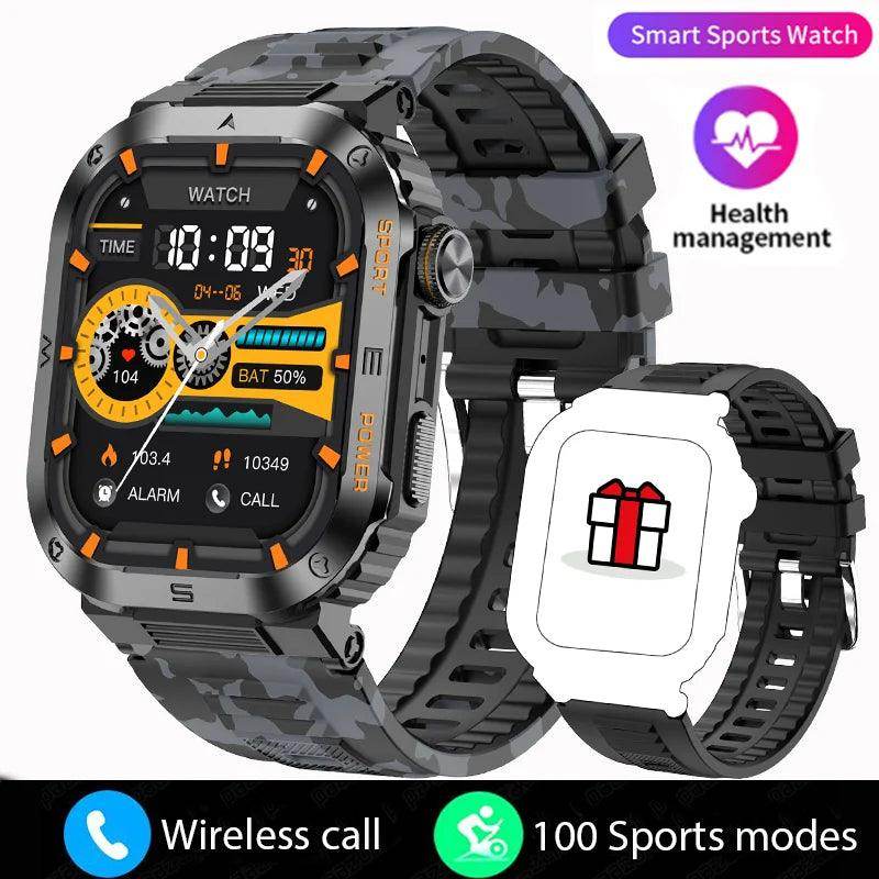 Rugged Military Smart Watch For Android IOS XIAOMI - SmartPursue™