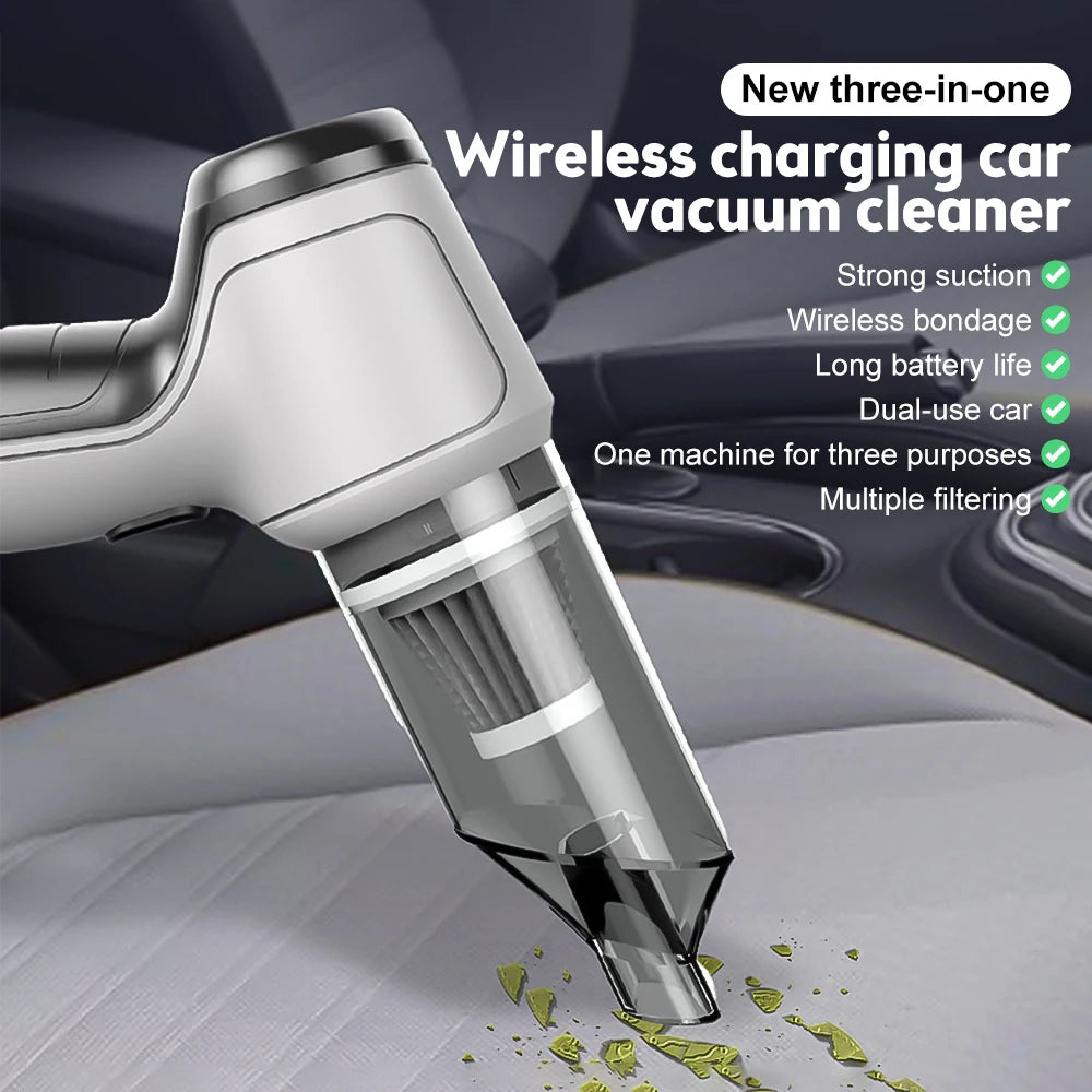 Cordless Vacuum Cleaner | Blowable Portable Cordless Car Vacuum | Diversi