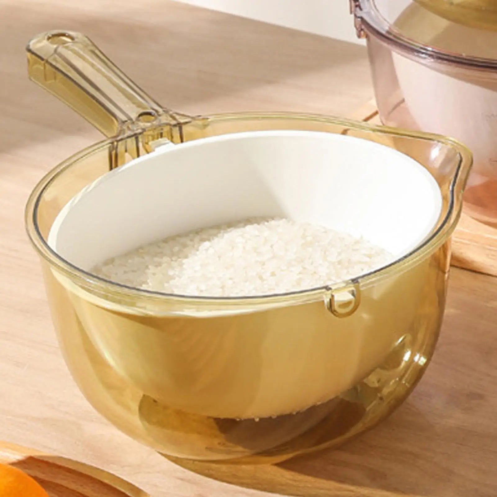 Creative Multifunctional Draining Basket With Spout Fruit And Vegetable Dishwashing Basket Kitchen EssentialsFood Strainer SmartPursue™