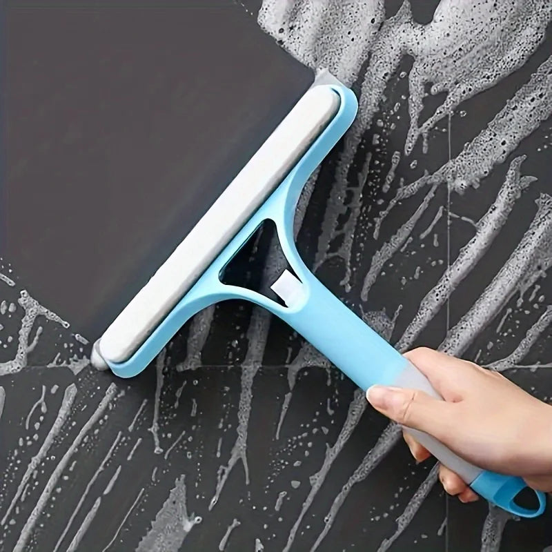 3-in-1 Glass Cleaner Tool – Window Scraper with Built-In Spray Bottle - SmartPursue™