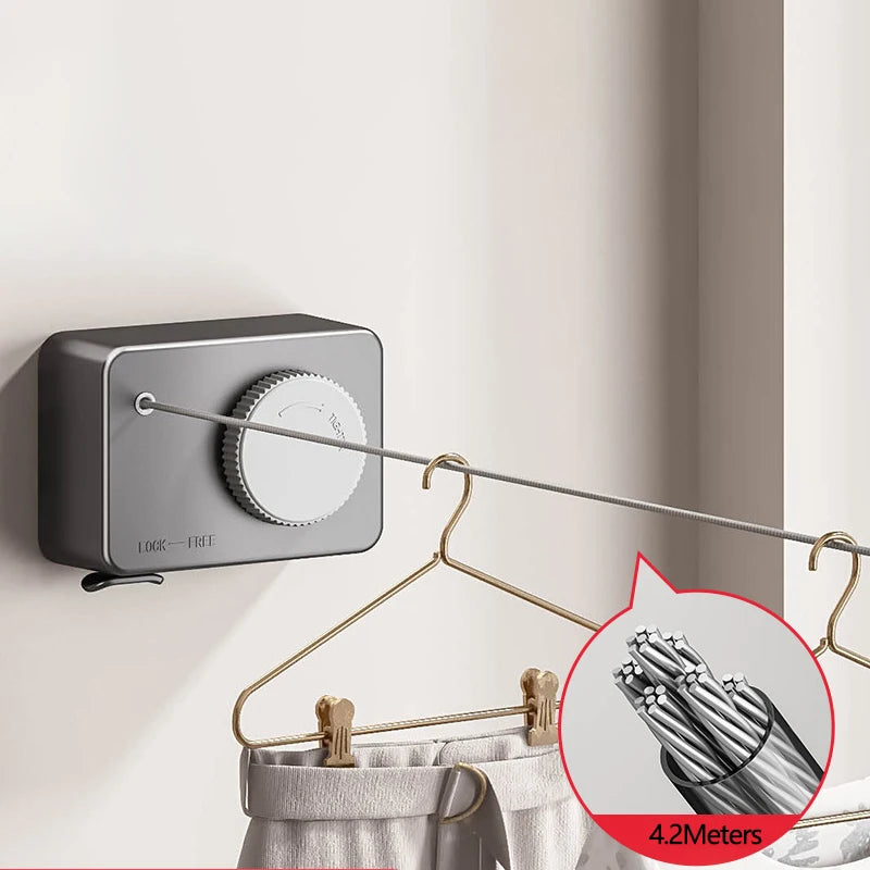 Invisible Retractable Clothesline - Indoor Wall-Mounted Drying Rack Diversi Fusion™