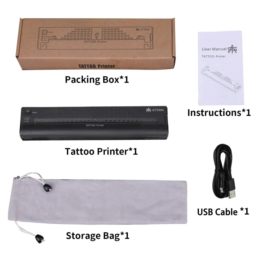 Wireless Tattoo Stencil Printer - SmartPursue™