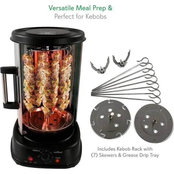 Countertop Vertical Rotisserie Oven - SmartPursue™