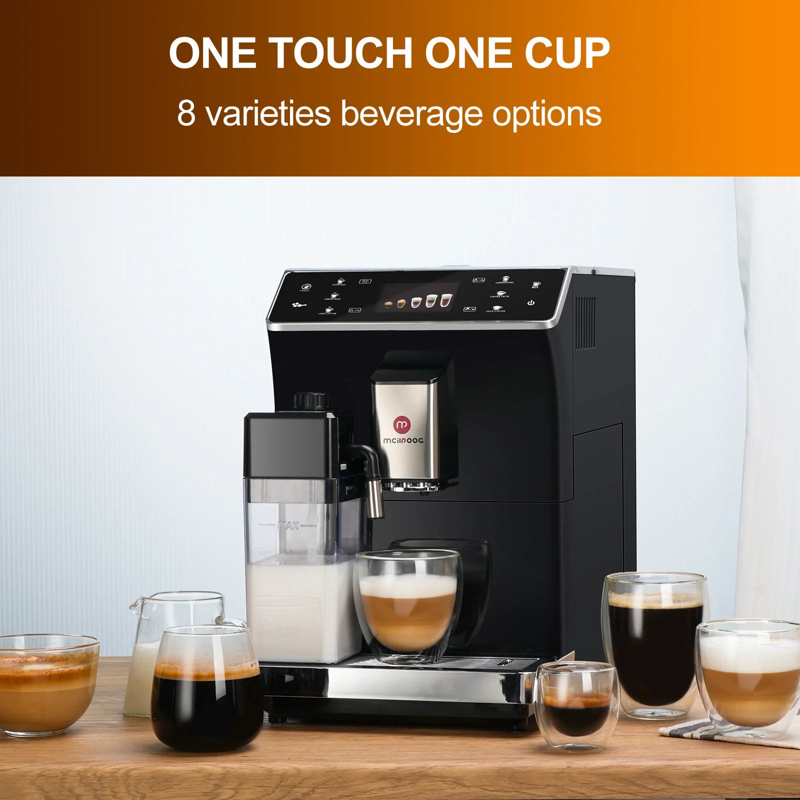 Fully Automatic All-in-One Espresso Coffee Maker - SmartPursue™