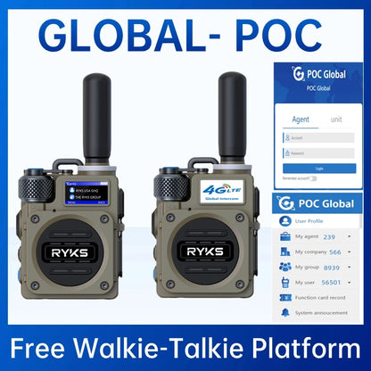 Mobile Walkie Talkie - Long-Range SIM Card Radio for Hunting Diversi Fusion™