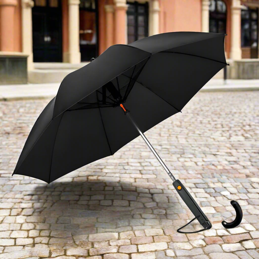 🌞 3-in-1 Cooling Sun Umbrella – Built-in Fan, Water Mister & UV Block - SmartPursue™