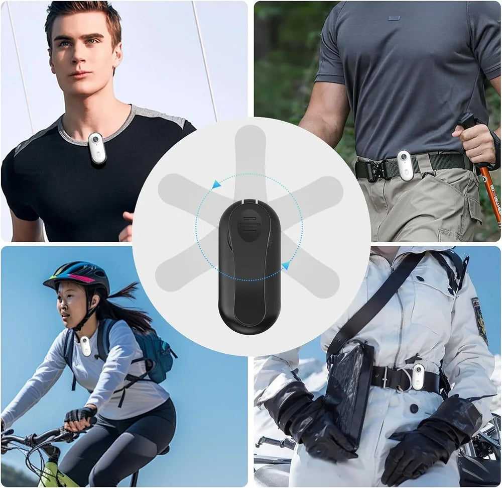 4K HD Mini Pet Collar Camera Wide Angle Lens 1080P FHD Portable Dog Cat Neck Camera Vlog Sport Action Body  WiFi Video Recording SmartPursue™