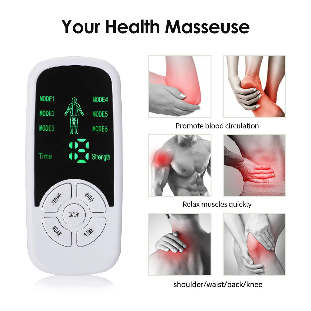 6 Modes TENS Electric Massager Muscle Relax Device - SmartPursue™