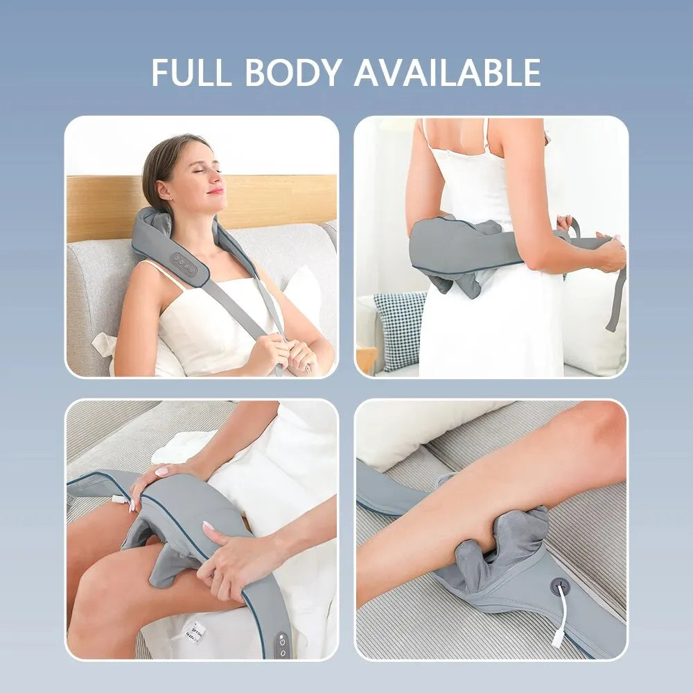 Foreverlily Wireless Neck And Back Massager Neck And Shoulder Kneading Massage Diversi Fusion™