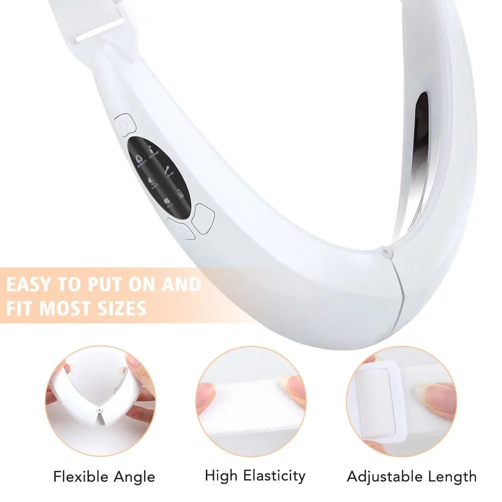 Face Lifter V-Line Up Face Lifting Belt Face Slimming Vibration Massager LED Display Facial Beauty Instrument