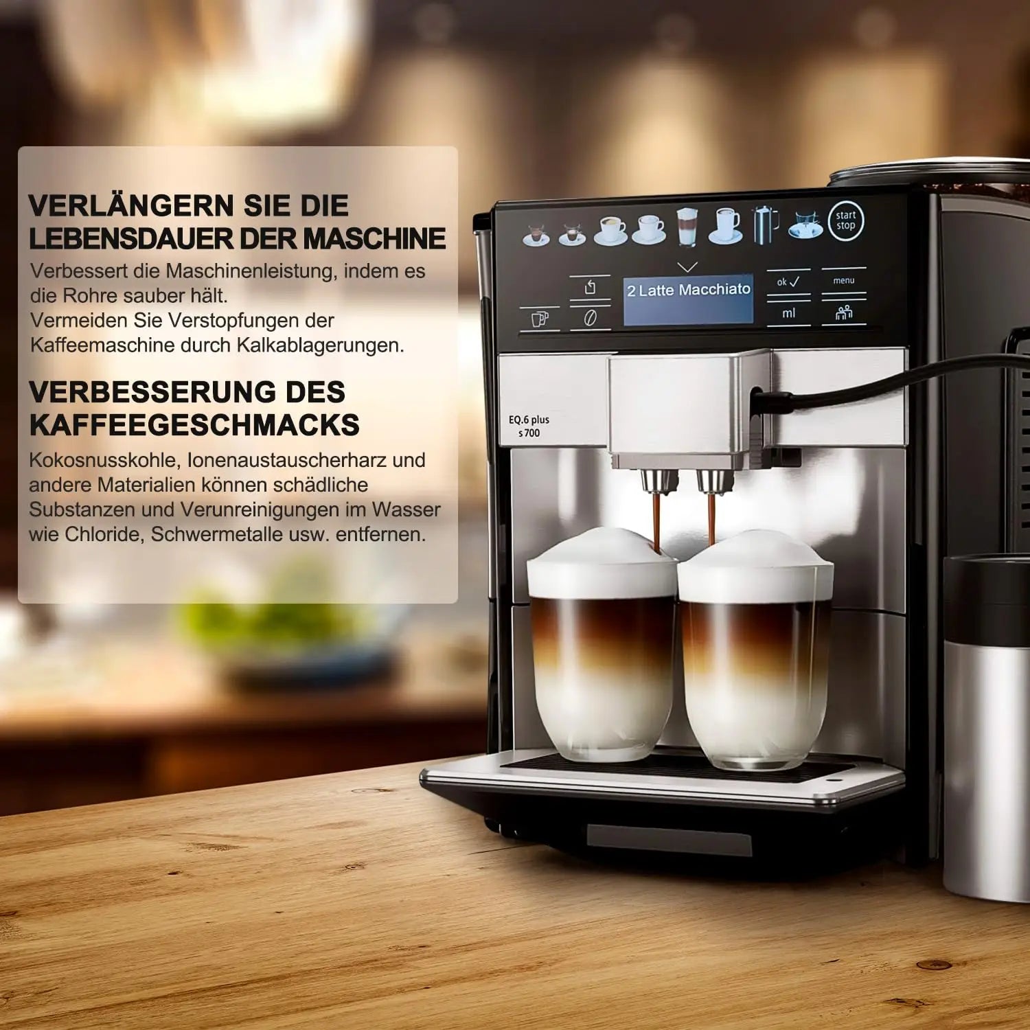 Water Filter Cartridge for Siemens EQ6 EQ9 Coffee Machines - SmartPursue™