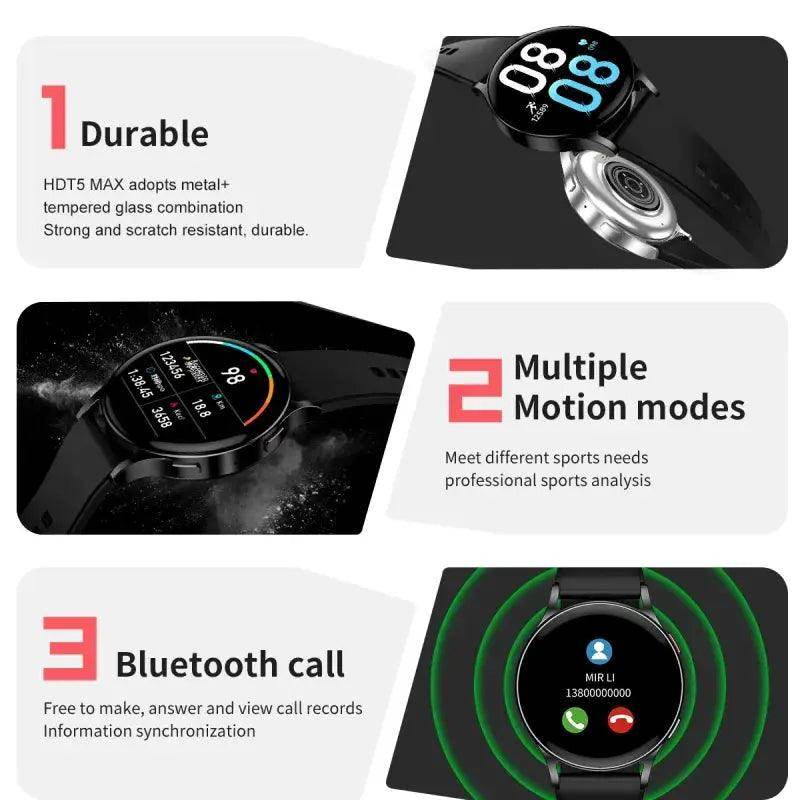 smartwatch with steel strip - SmartPursue™