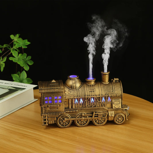 Mini Train Shape Aromatherapy Essential Oil Diffuser Ultrasonic Cool Mist Air Humidifier with LED Lamp Aroma Difusor Atomizer Diversi Fusion™