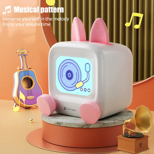 2025 Hot Desktop Ornament Mini TV Music Bluetooth WiFi Connection Stock Real Time Sync GIF Photo Anime DIY Setup Exquisite Gifts Diversi Fusion™