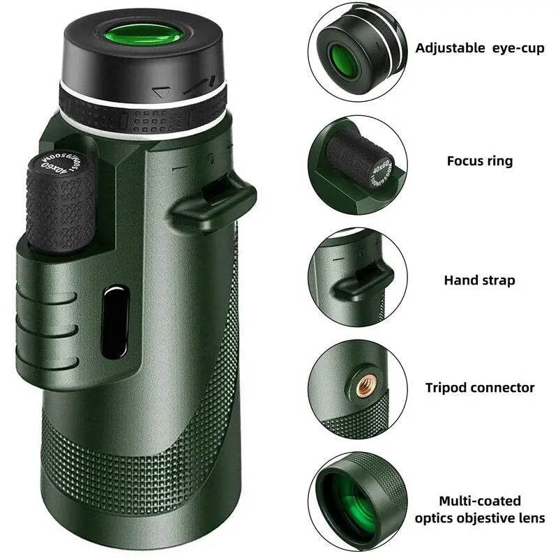 Portable Zoom HD Telescope: Long Distance Mini Power - SmartPursue™