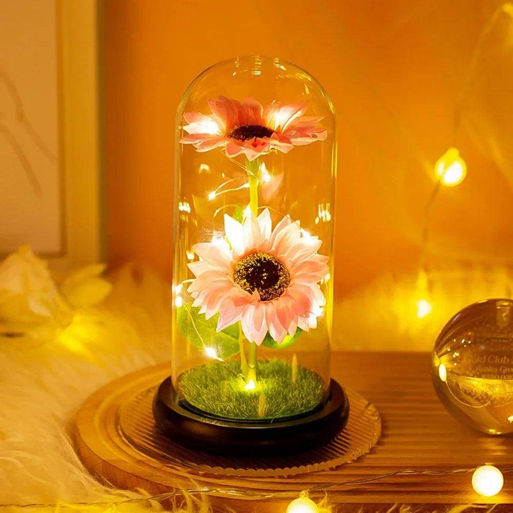 LED Glass Rose Tulip Ornament - SmartPursue™