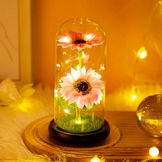 LED Glass Rose Tulip Ornament - Diversi Fusion™