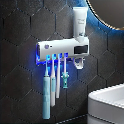 Multifunctional Induction Toothbrush Holder Automatic Toothpaste Squeezing Toothbrush Storage Box Diversi Shop™