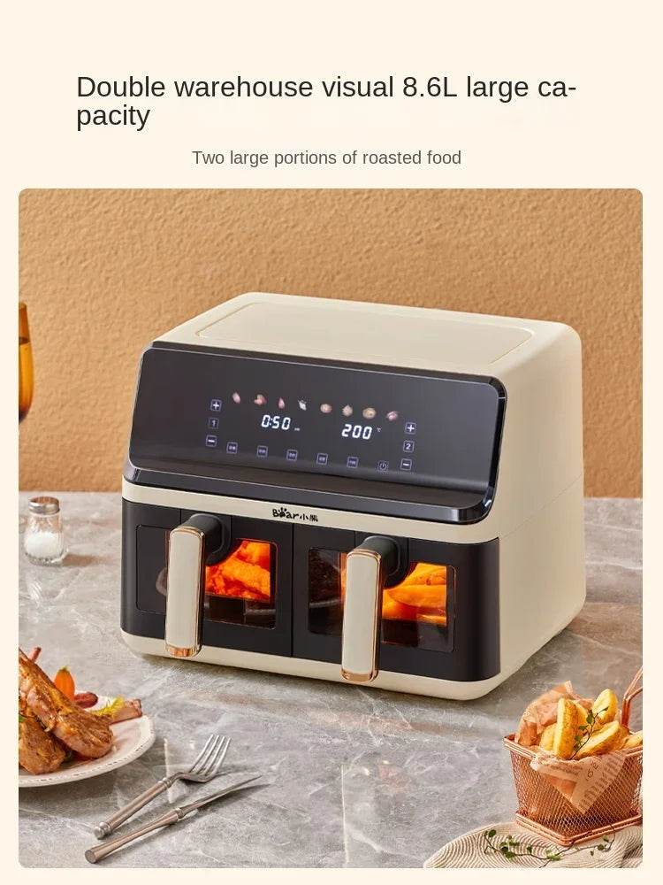 Dual-Basket Air Fryer with Multi-Function Cooking - SmartPursue™
