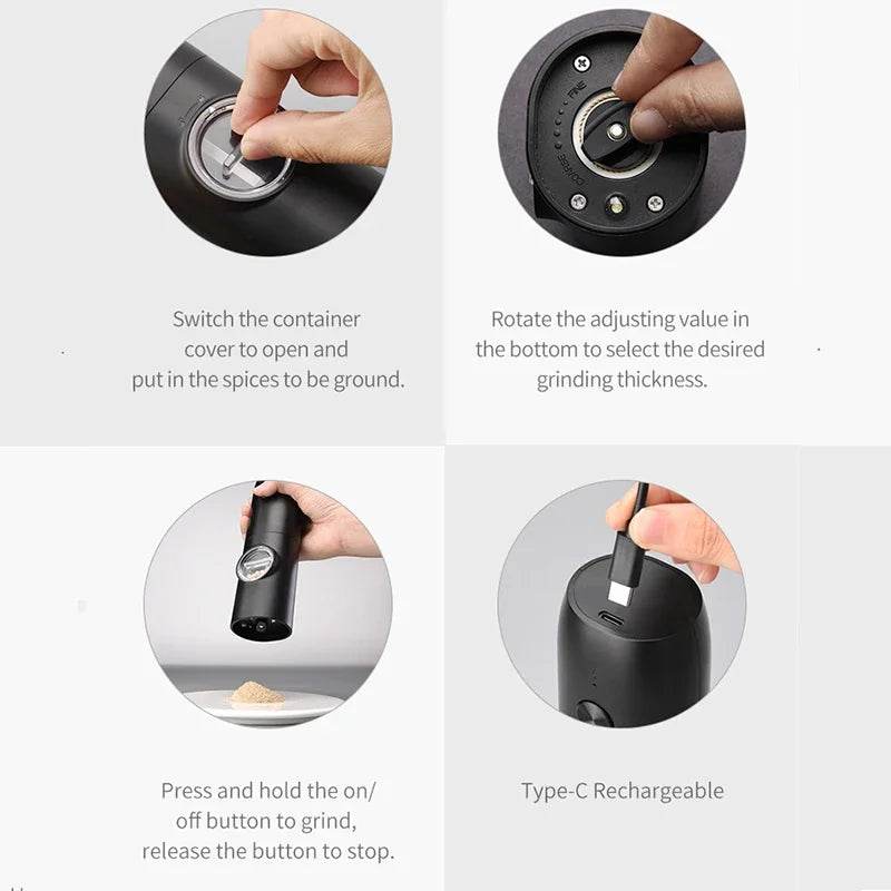 Electric Automatic Salt and Pepper Grinder - SmartPursue™