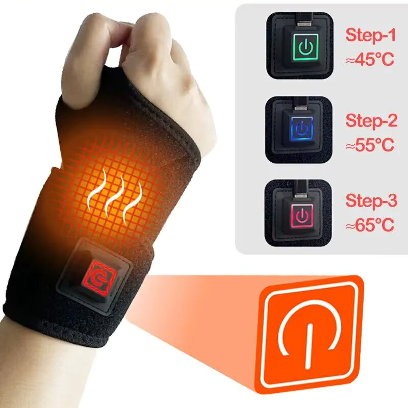 🧤 Smart Heating Gloves – Rechargeable Half-Finger Gloves Travel & Portable Gadgets