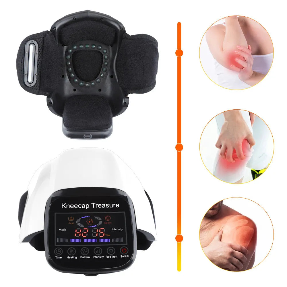Electric Knee Protector Knee Massager Heating Compress Massager Joint Physiotherapy Instrument Arthritis Pain Relief Pad Massage Diversi Shop