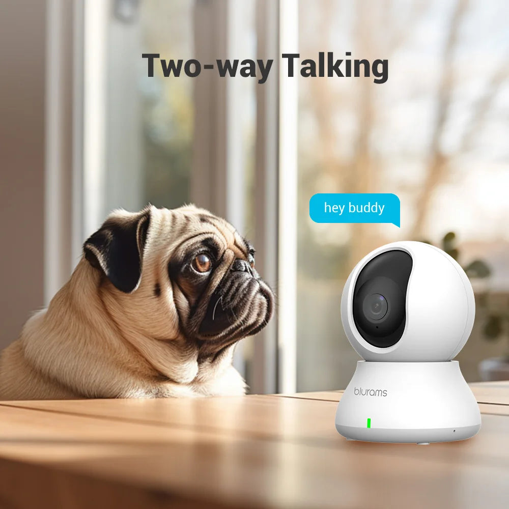 2K 360° PTZ Wi‑Fi Camera Mini Pet Cam - SmartPursue™