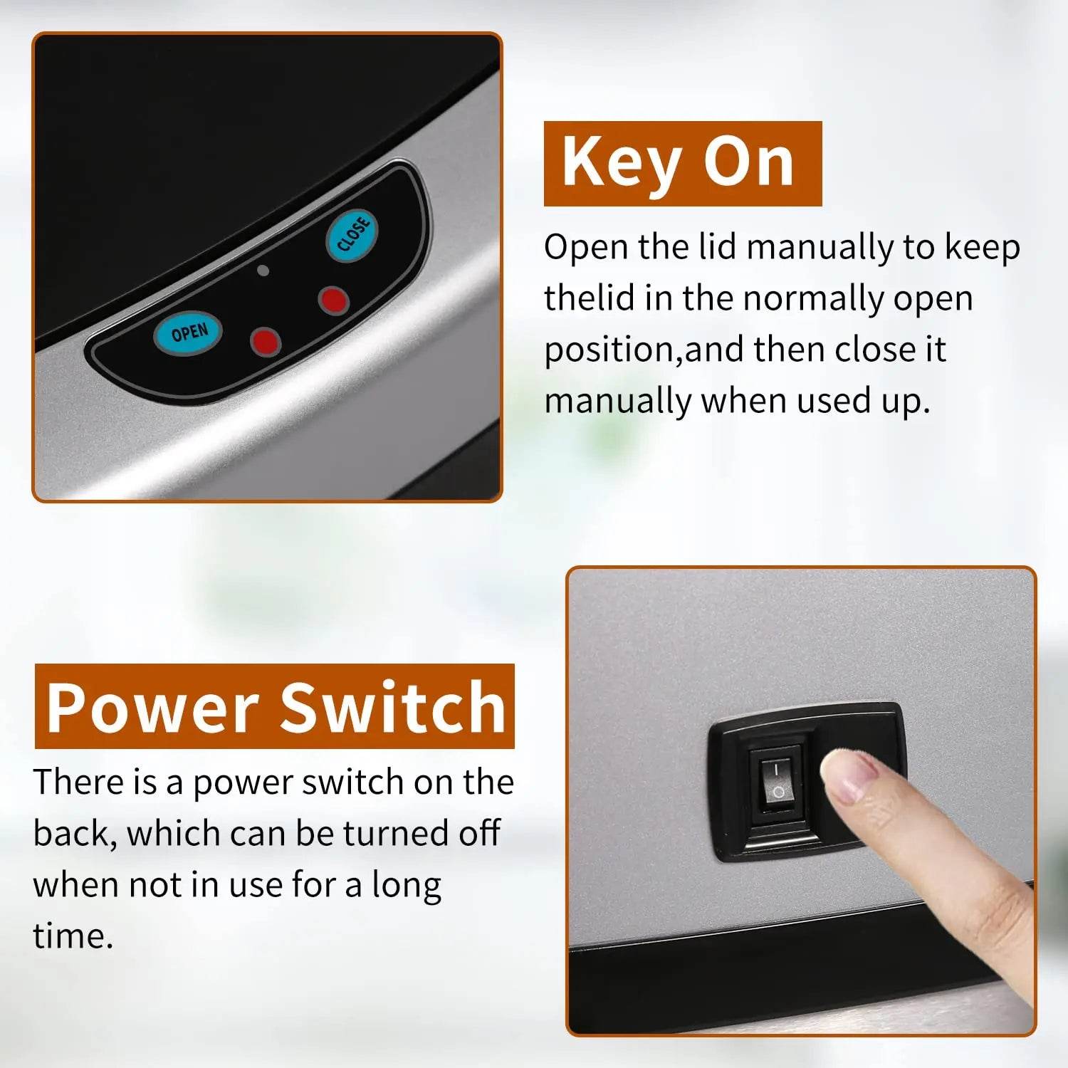 Motion Sensor Trash Can – Hands-Free, Hygienic & Stylish - SmartPursue™