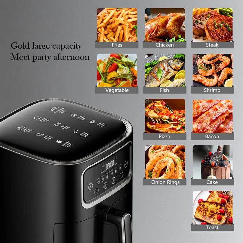 8L Intelligent Air Fryer Automatic Convection Oven - SmartPursue™