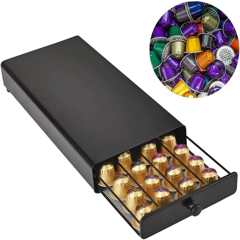 ☕ 40 Nespresso Pods Coffee Drawer Holder - SmartPursue™
