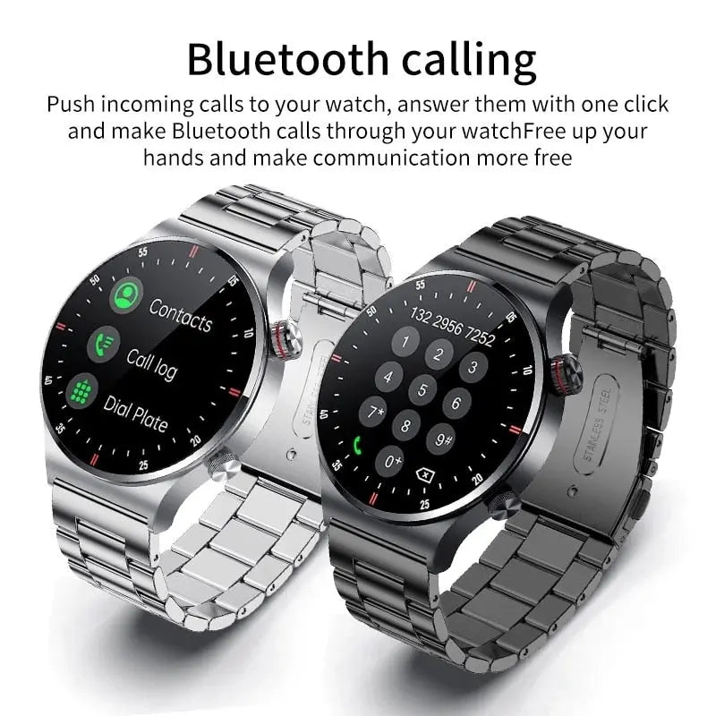 LIGE ECG+PPG Smart Watch - Sports Bracelet with NFC and Waterproof features, compatible with IOS and Android. (2023)